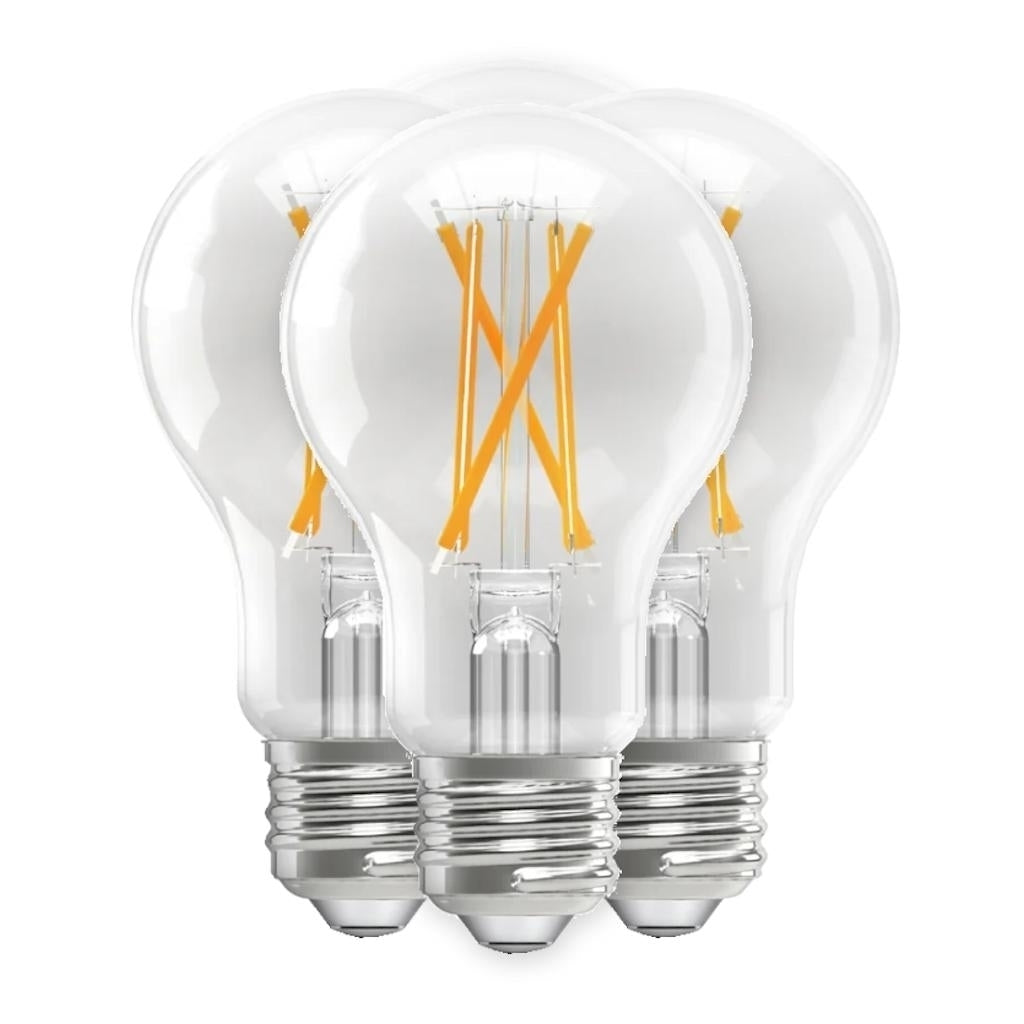 12 watt 120 volt A19 Medium Screw Base 5000K Daylight Clear Dimmable LED (4 pack) 1