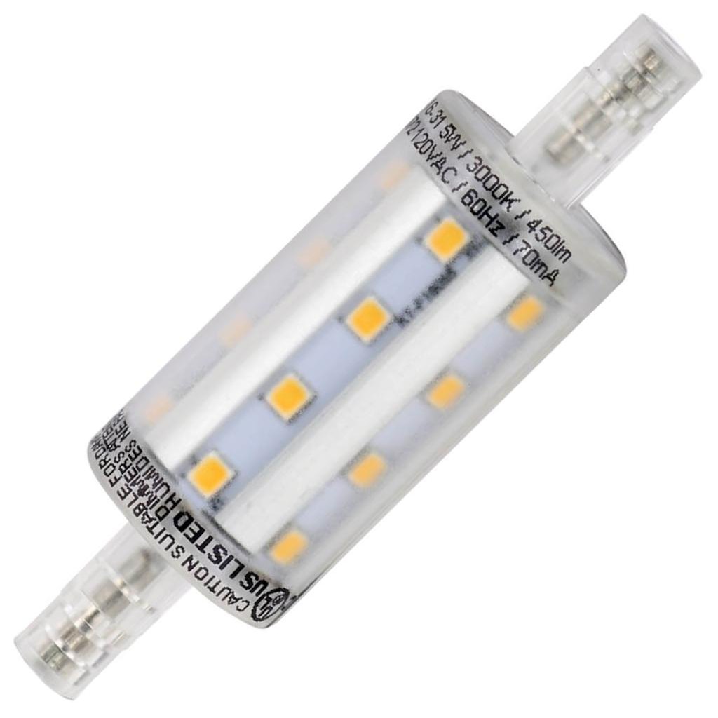 5 watt 120 volt T3 Recessed Single Contact Base 3000K Natural White Non-Dimmable LED 1