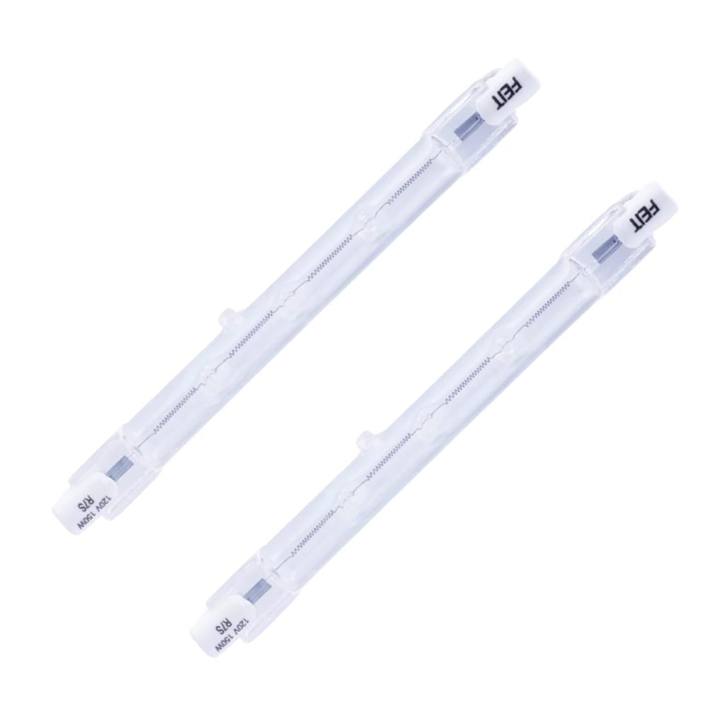 150 watt - 120 volt T3 Recessed Single Contact Base 3000K Natural White Halogen Light Bulb (2 Pack) 1