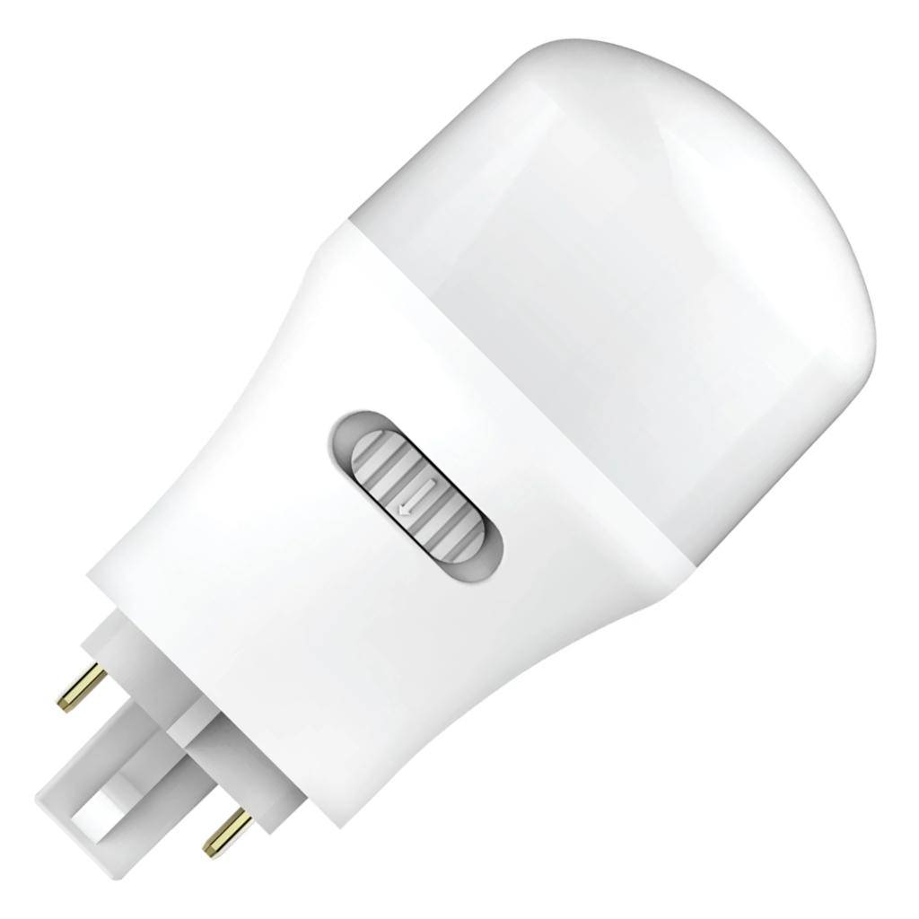 13 watt 120/277 volt PL 4-Pin Base CCT Selectable Non-Dimmable LED 1