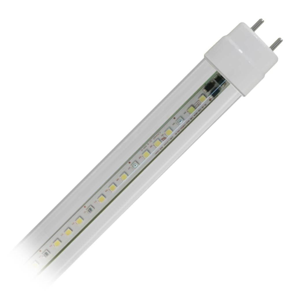 4' 18 watt 120 volt T8 Medium Bi-Pin Base 5000K Daylight LED Grow Light Bulb 1