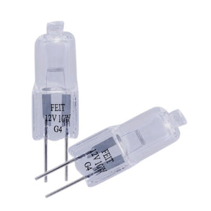 10 watt 12 volt T3 Bi-Pin Base Halogen Light Bulb (2 Pack) 1
