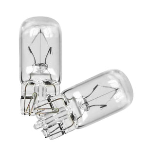 5 watt 12 volt T5 Wedge Base 2700K Warm White Halogen Light Bulb (2 Pack) 1