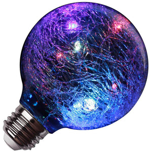 1 watt 120 volt G25 Medium Screw Base RGB Non-Dimmable LED 1