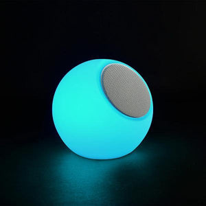 8" 4 Hour Battery Life Rechargeable Bluetooth Speaker Color Changing LED 4