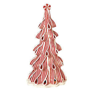 9.5" Red Battery Operated Lighted Tree 1