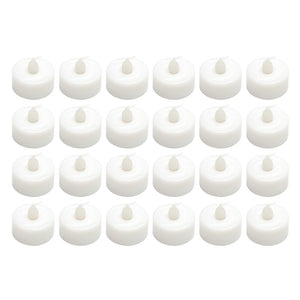 White Battery Operated LED Tea Light (24 Pack) 1
