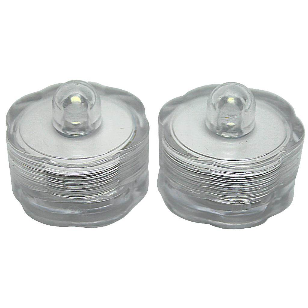1.1" x 1"  Color Changing Battery Operated LED Submersible Tealight (2 pack) 1
