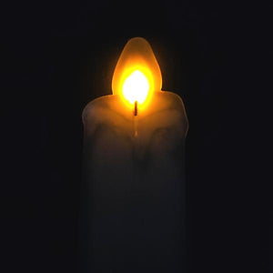 White LED Battery Operated Window Cling Candle 5