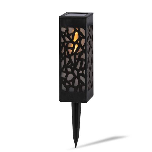 11.2" Black Battery Operated LED Candle (Set of 4) 2