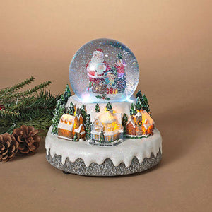 7.9" Battery Operated Lighted Water Globe 1