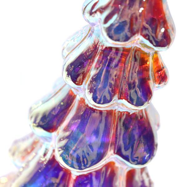 14" Iridescent Color Changing Twinkling Battery Operated Lighted Tree (Set of 3) 3