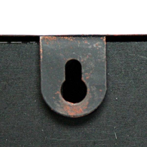 12" Rustic Brown Metal Battery Operated LED Lighted Letter "U" with Timer 2