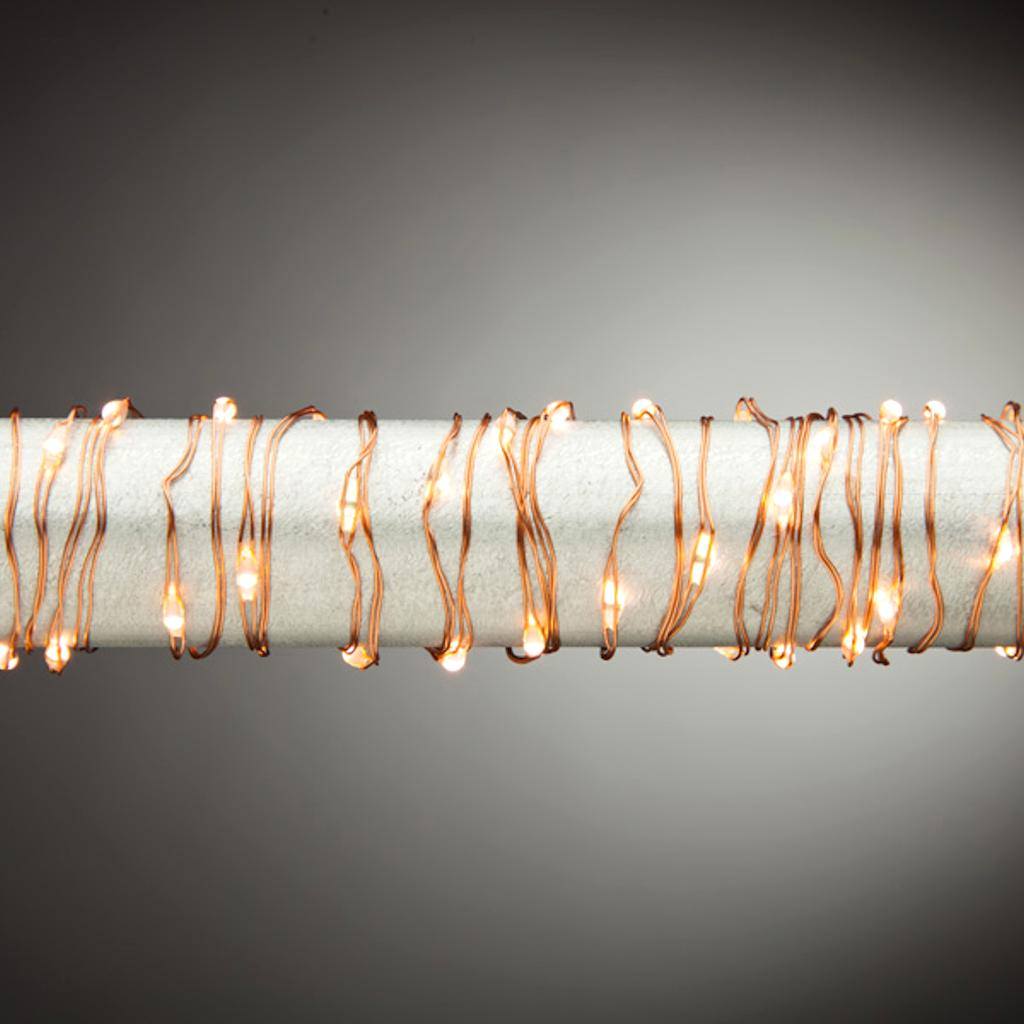 120 Light 20' Copper Wire Warm White Multi-Function Electric Micro LED String 1