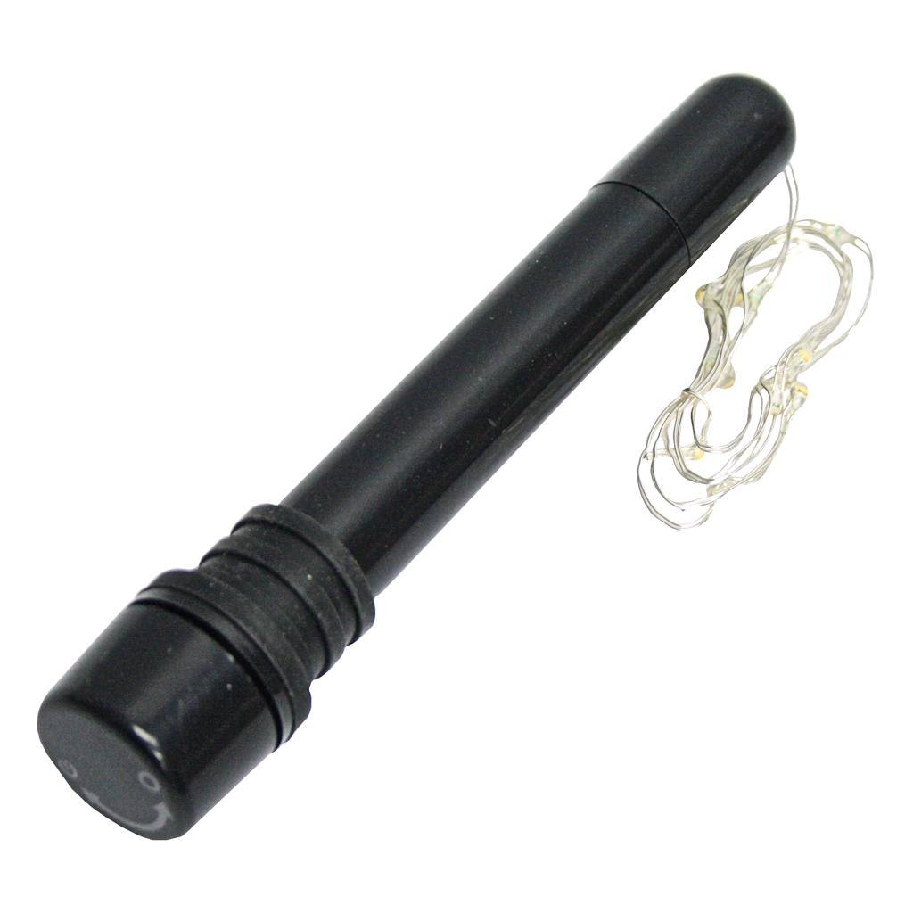 Black LED Wine Bottle Stopper 1