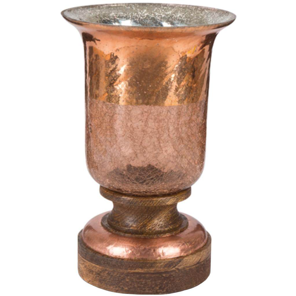 Copper Crackle Pattern Vase 1