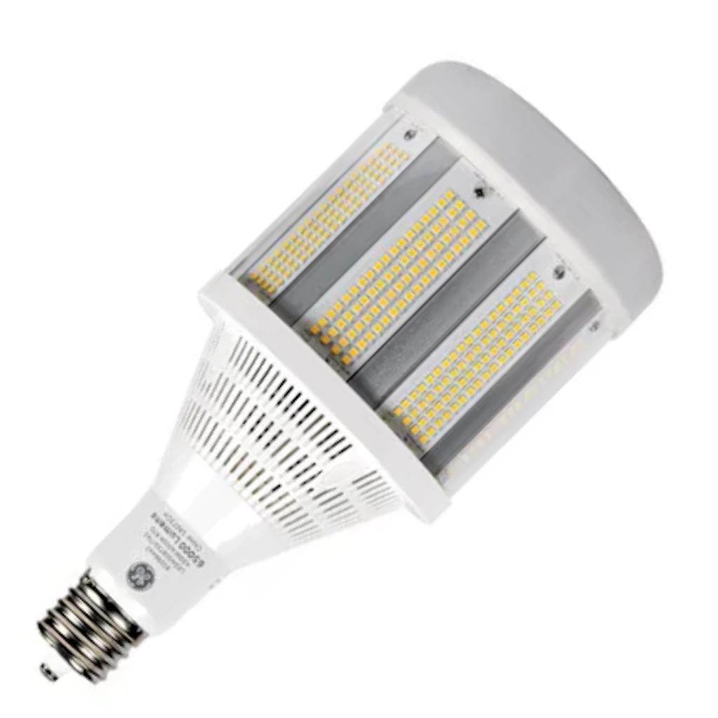 450 watt 120/277 volt BT56 Exclusionary Mogul Screw Base 4000K Cool White Ballast Bypass Non-Dimmable LED Light Bulb 1