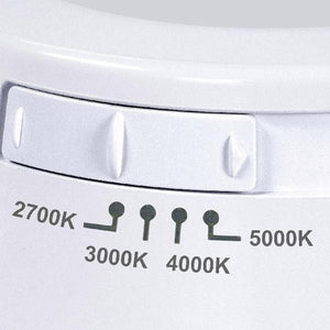 4" 8 Watt 120 volt Medium Screw Base CCT Selectable White Dimmable Flood LED Retrofit Kit (4 Pack) 3