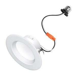 4" 8 Watt 120 volt Medium Screw Base CCT Selectable White Dimmable Flood LED Retrofit Kit (4 Pack) 4