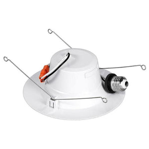 6" 8 Watt 120 volt Medium Screw Base CCT Selectable White Dimmable Flood LED Retrofit Kit (4 Pack) 4