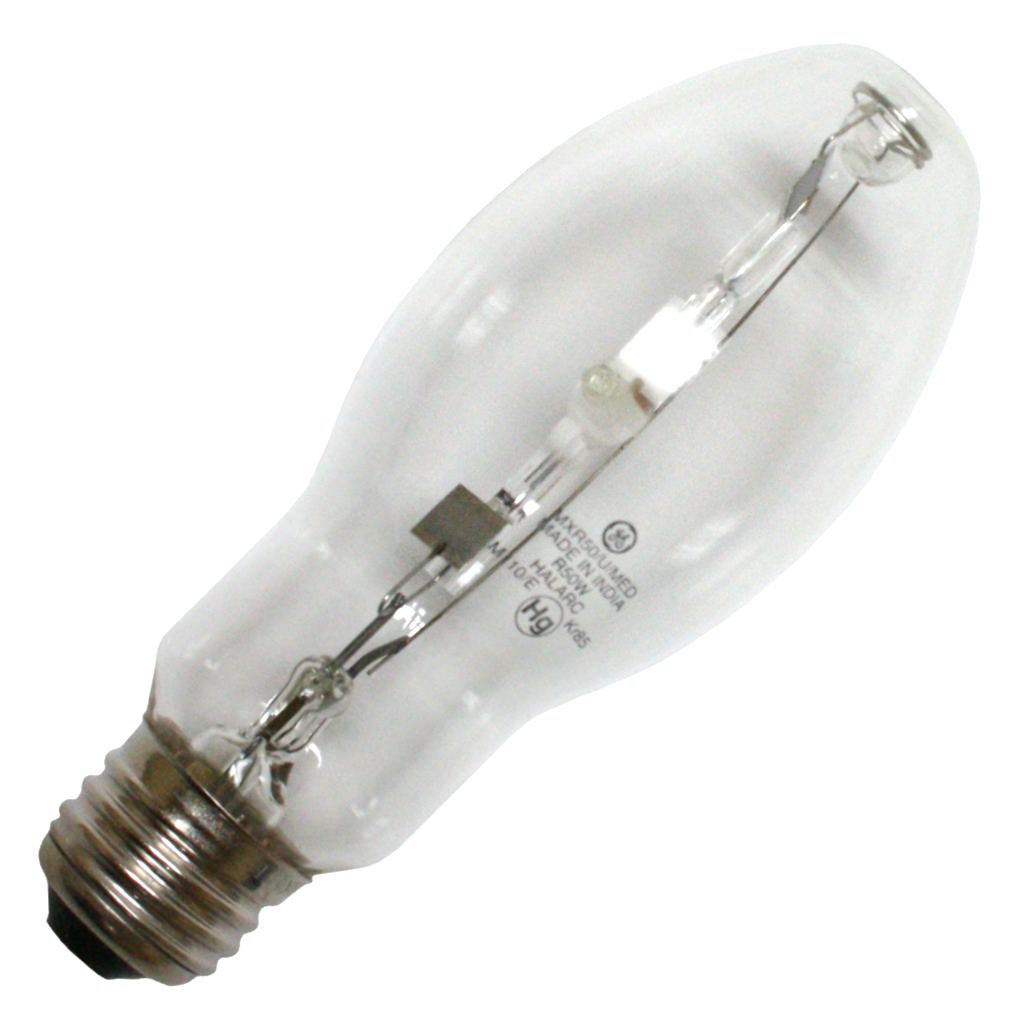 50 watt BD17 Medium Screw Base 3700K Natural White Clear Metal Halide 1