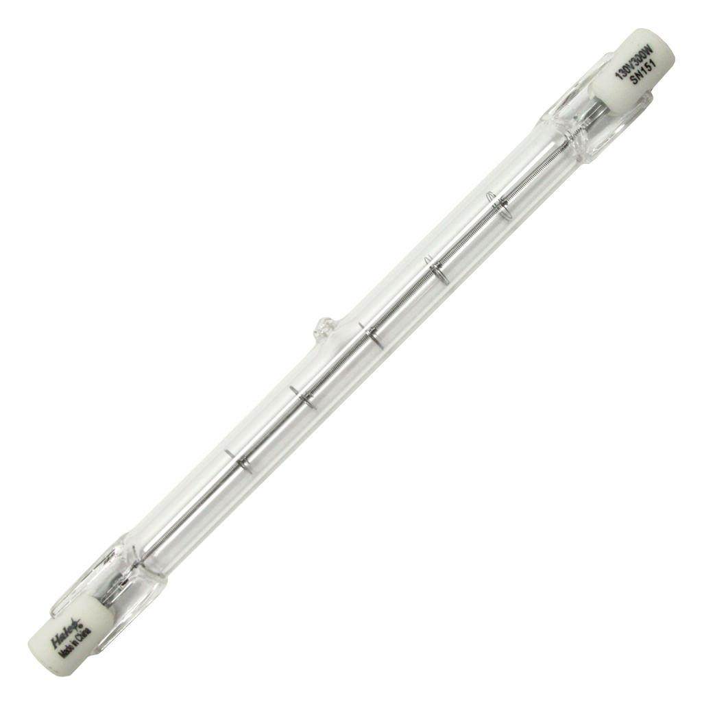 225 watt120 volt HIR Recessed Single Contact Base 2965K Warm White Clear Double Ended Halogen 1