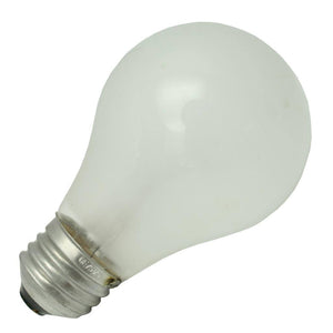 50 watt 75 volt A19 Medium Screw Base 2700K Warm White Rough Service Frosted 1