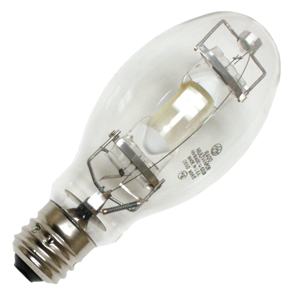 400 watt ED28 Mogul Screw Base 4000K Cool White Clear Metal Halide 1