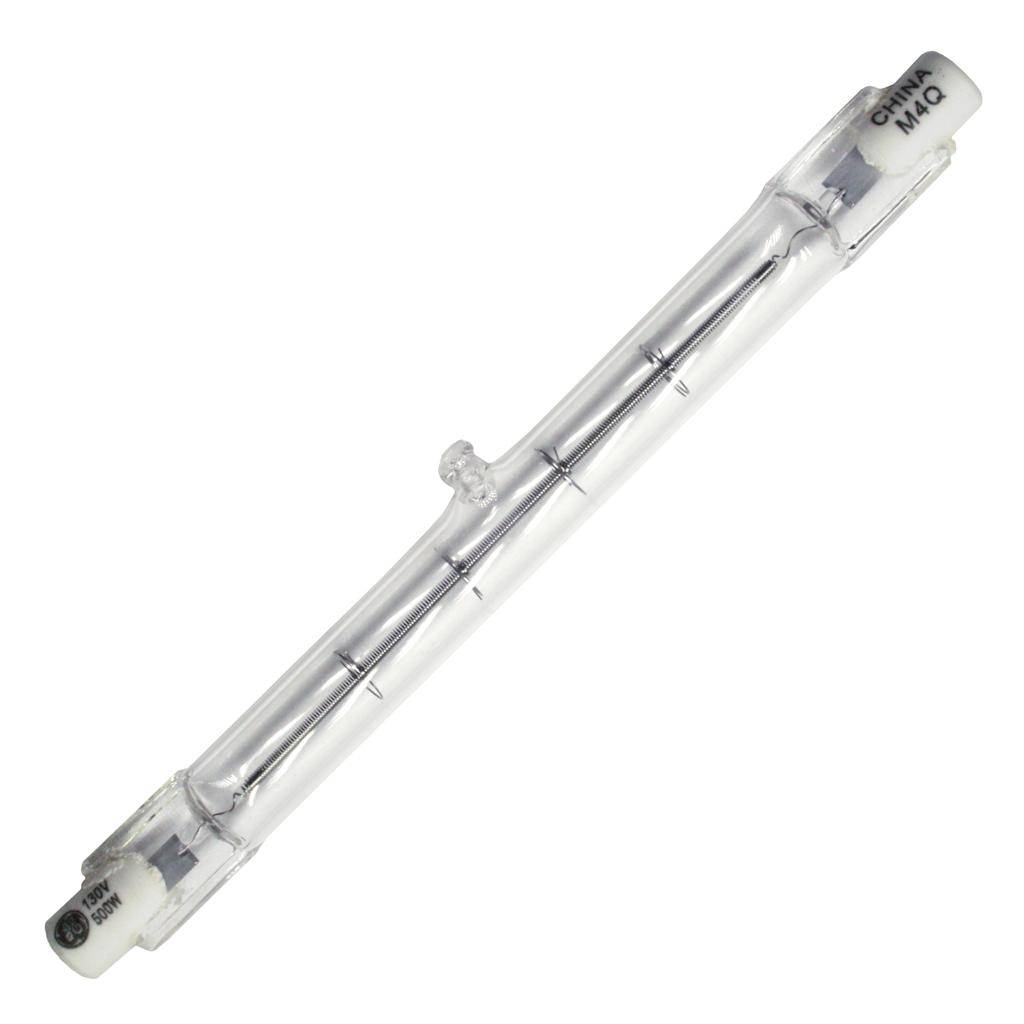 500 watt 130 volt T3 Recessed Single Contact Base 3000K Natural White Clear 1