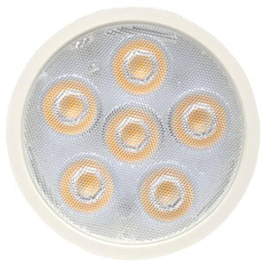 4.5 watt 12 volt MR16 Bi-Pin Base 3000K Natural White Dimmable Flood LED 3