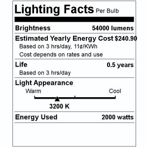 2,000 watt 120 volt T8 #BWA 2