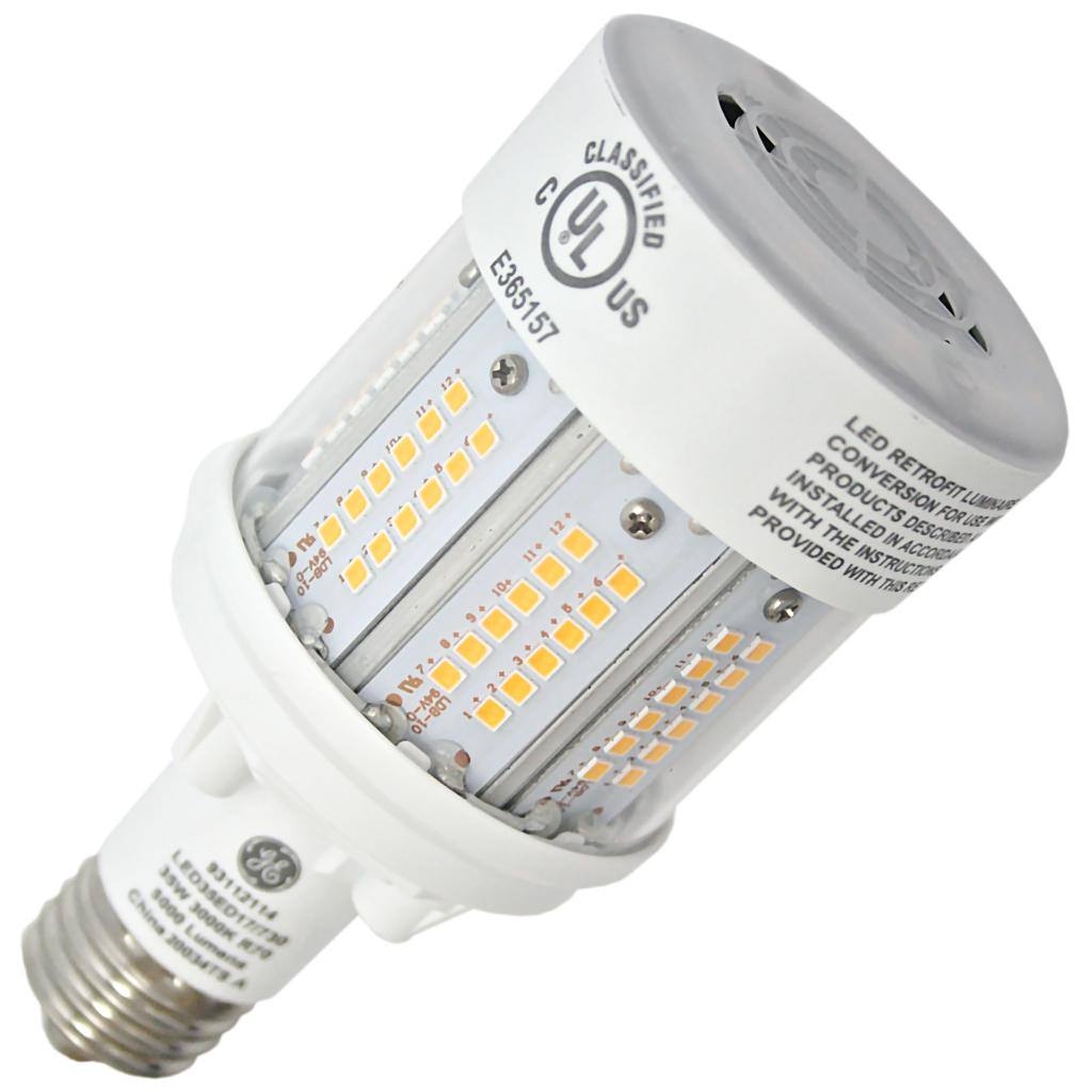 35 watt 120/277 Medium Screw Base Bi-Pin Base 3000K Natural White LED 1