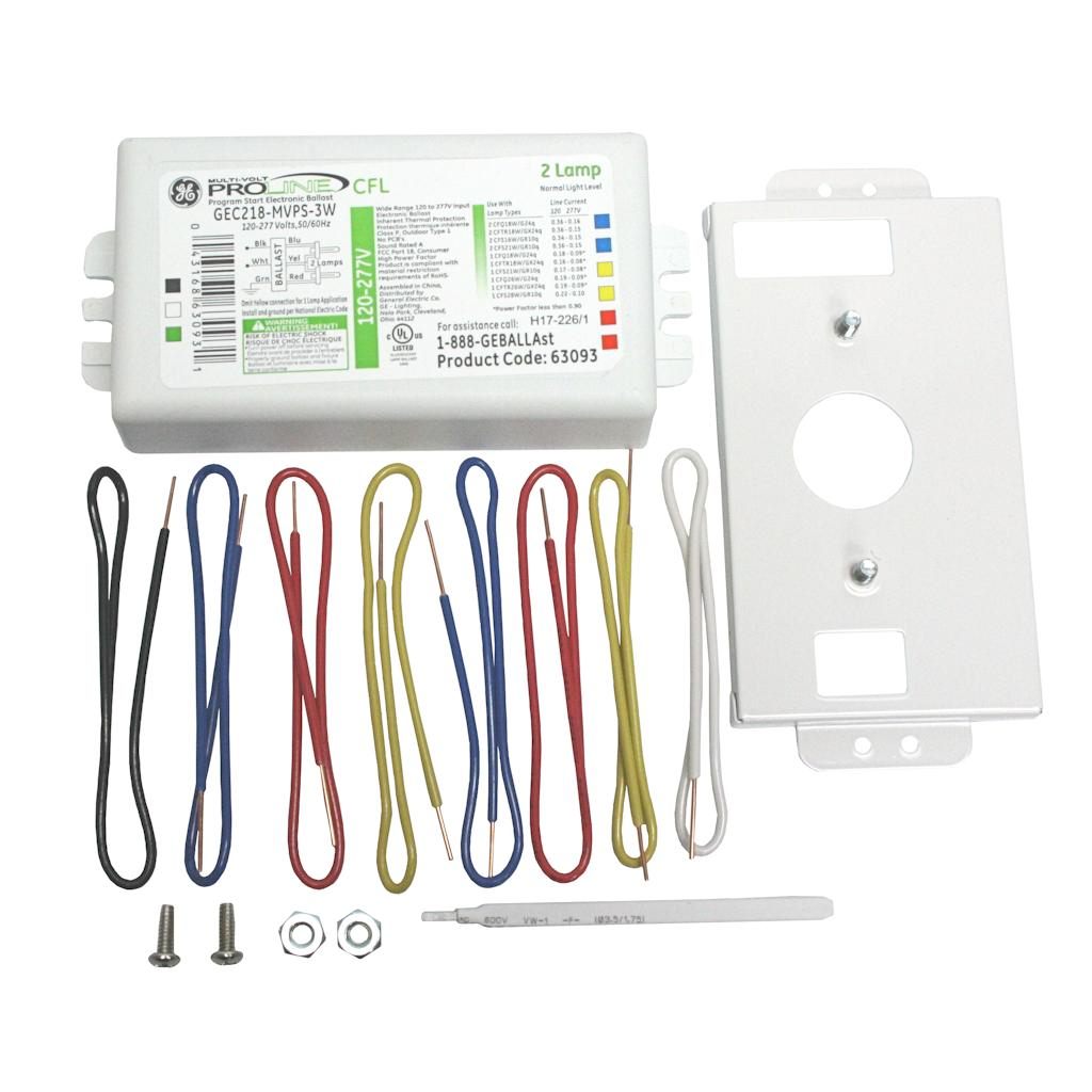 1-2 Lamp 120/277 volt CFL Ballast Kit 1
