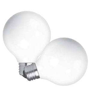 4 watt 120 volt G25 Medium Screw Base 2700K Warm White Dimmable LED (2 Pack) 1