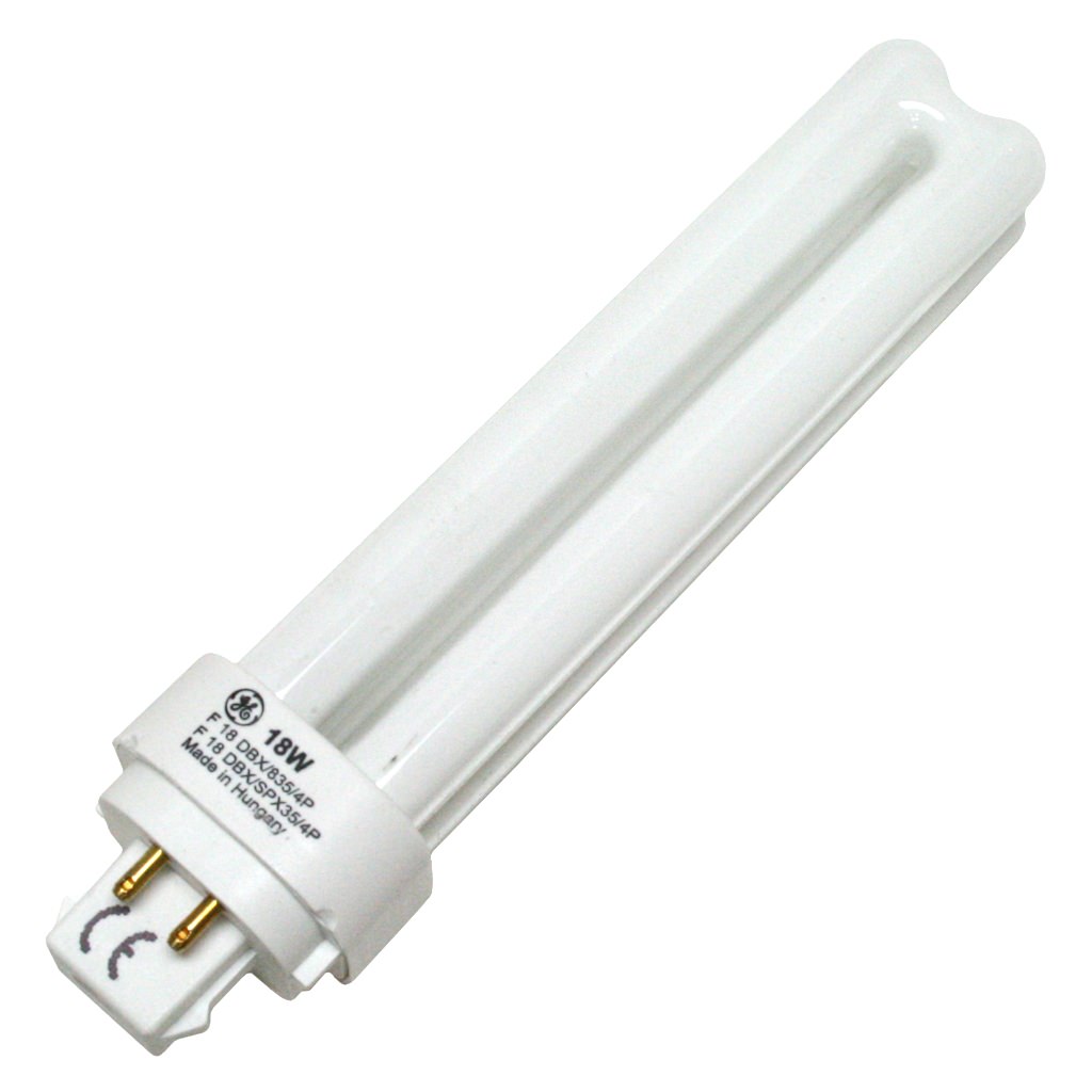 18 watt T4 4-Pin Base 3500K Natural White CFL 1