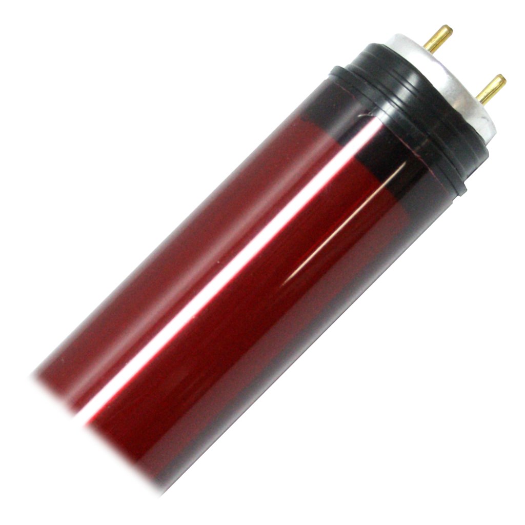 15 watt 18" T8 Bi-Pin Base Red Jacketed 1