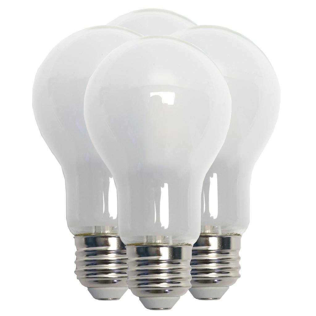 5 watt A19 Medium Screw Base 5000K Daylight Non-Dimmable LED (4 Pack) 1