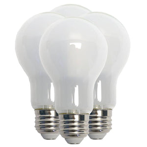 5 watt A19 Medium Screw Base 5000K Daylight Non-Dimmable LED (4 Pack) 1