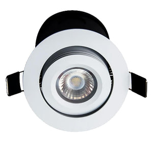 3.75" 6 watt 120 volt 3000K Natural White White Finish LED Mini Downlight 1