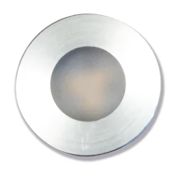 1.2 watt 12 volt 3000K Brushed Nickel Dimmable Mini Puck Light 1