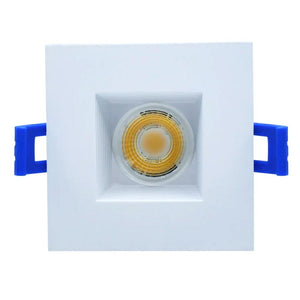 3.5" 8 watt 120 volt 2700K Warm White Square White Finish LED Mini Downlight 1