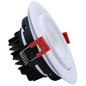 4.9" 11 watt 120 volt 3000K Adjustable Gimbal White Finish LED Recessed Downlight 2