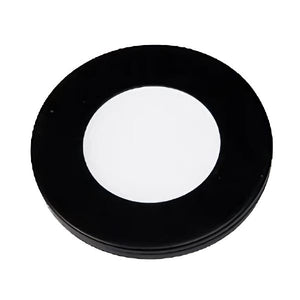 2.2 watt 24 volt 3000K Black Dimmable Slim Puck Light 1