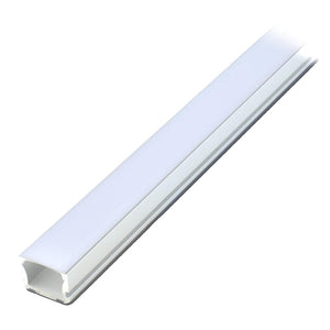 4' White Finish White Lens Aluminum Extruded Channel 1
