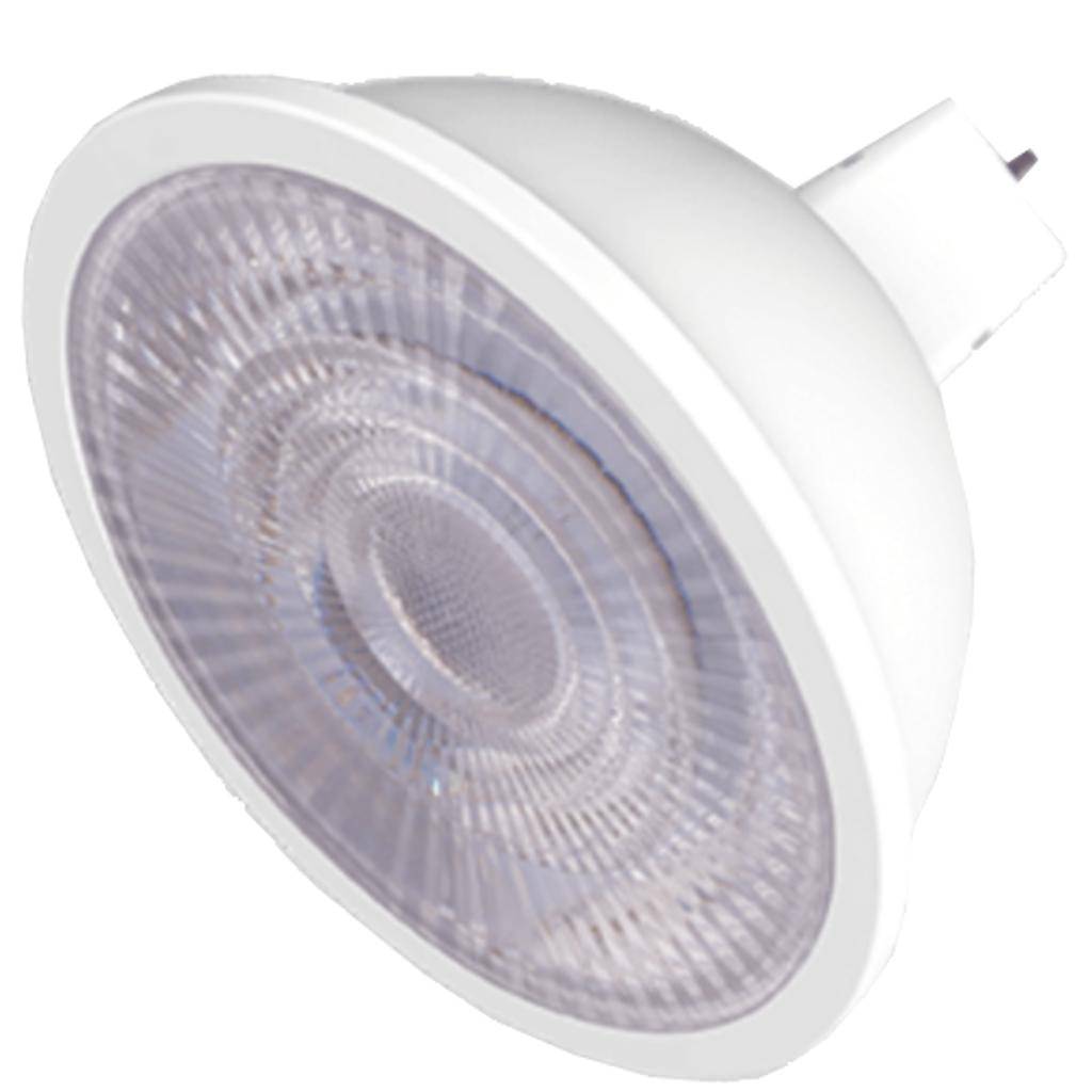 6.5 watt 12 volt MR16 Bi-Pin Base 4000K Cool White Dimmable Flood LED 1