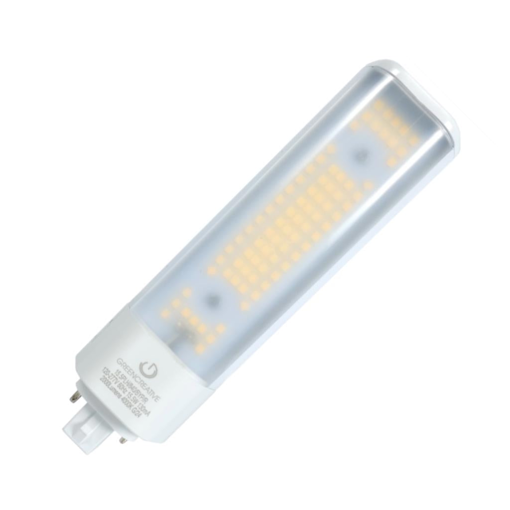 15.5 watt 120/277 volt PL 2/4-Pin Base 4000K Cool White Non-Dimmable LED 1