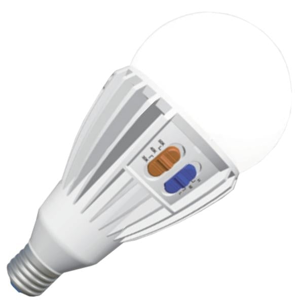 Selectable watt 120/277 volt Medium Screw Base CCT Selectable Dimmable LED 1