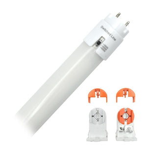 4' 15 watt 120/277 volt T8 Medium Bi-Pin Base CCT Selectable LED Lamp Kit 1