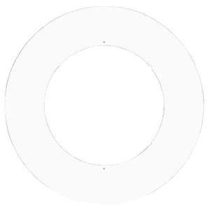 6.3" White Downlight Goof Ring 1