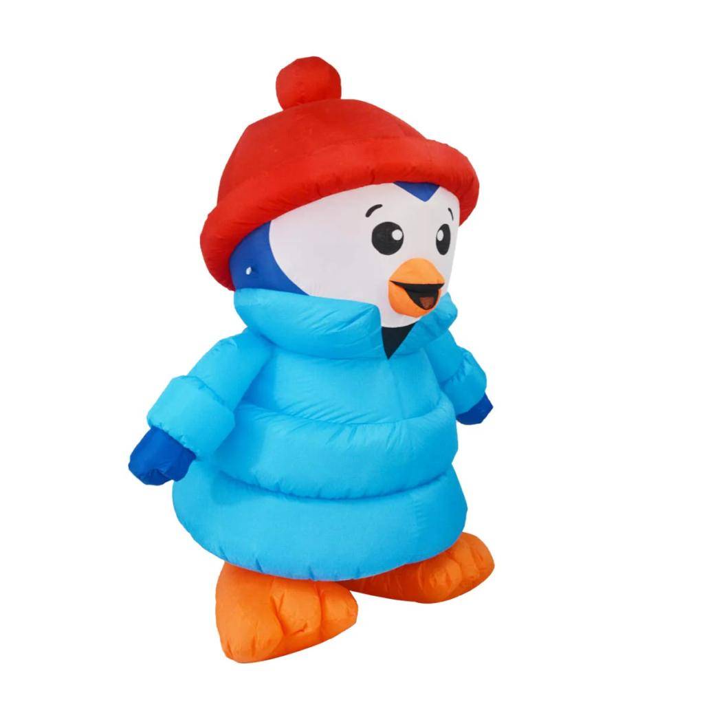 6' Tall Coat Penguin Christmas Outdoor Inflatable Lawn Decoration 1